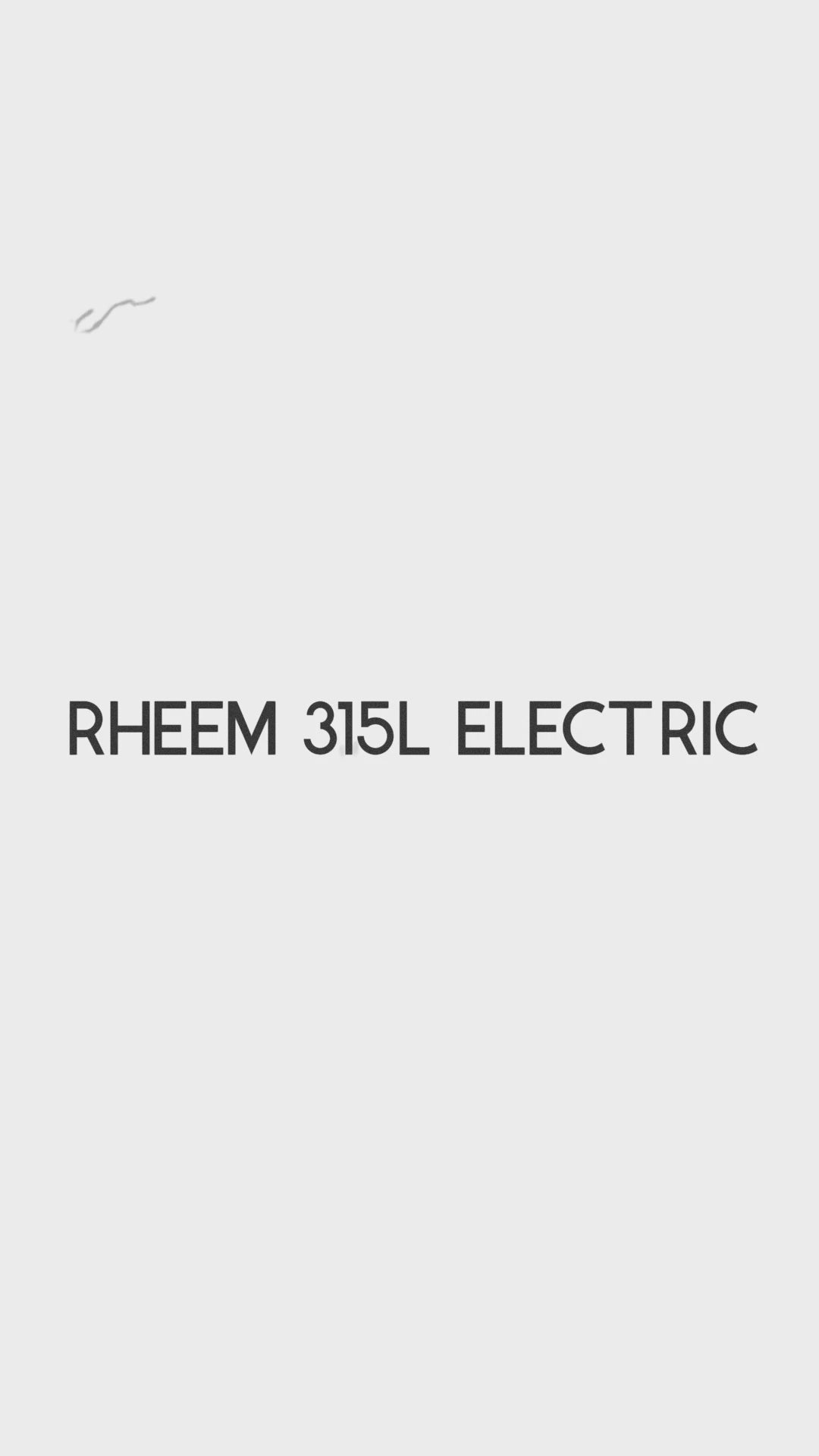 Rheem 315L  Electric Hot Water System | Supply+Install | LIFETIME WARRANTY