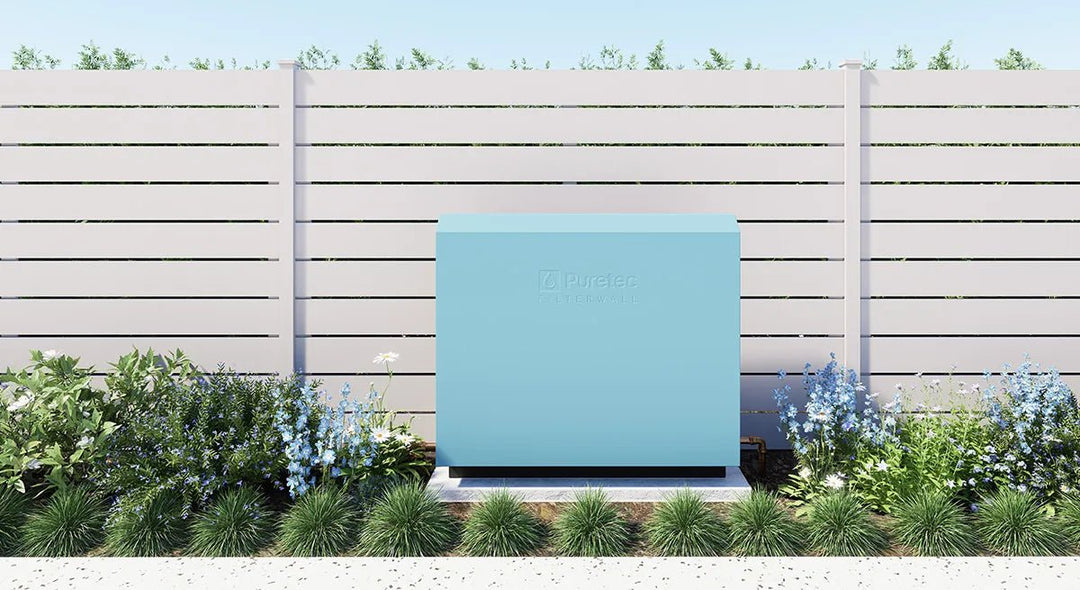 Puretec Filter Wall F6 - Prestige Colours (Sweet Apricot, Cherry Blossom, Open Skies, Lime Sherbet, Wisteria) Supplied & Installed - JR Gas and WaterPlumbing - Filter