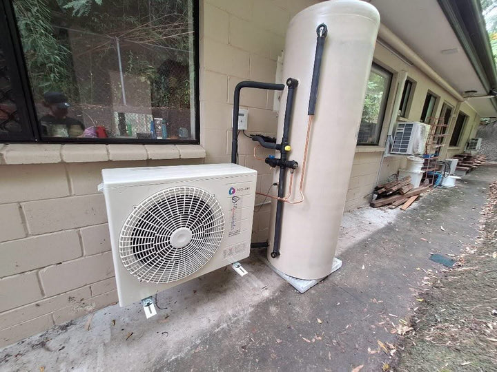 Reclaim CO2 160L Stainless Steel (REHP-CO2- 160SST) Heat Pump Hot Water System Installed - JR Gas and Water