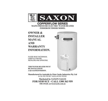 Saxon Copper Flow 280L Supplied and Fitted Replacement Options - 